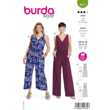 Burda Style Patroon 5817 Dames Overall
