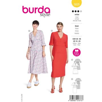 Burda Style Patroon 5820 Damesjurk