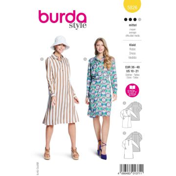 Burda Style Patroon 5826 Damesjurk