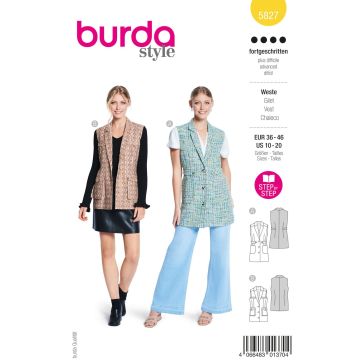 Burda Style Patroon 5827 Damesvest