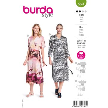Burda patroon 5844 maat 36 t/m 48