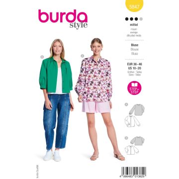 Burda Style Patroon 5847 Damesblouse