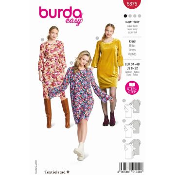 Burda patroon 5875 maat 34 t/m 48