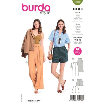 Burda patroon 5912 maat 34 t/m 44