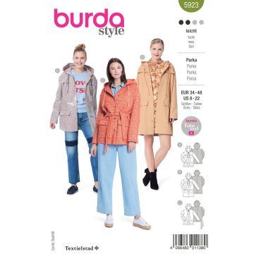 Burda patroon 5923 maat 34 t/m 48