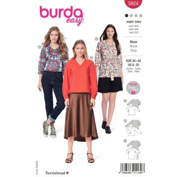 Burda patroon 5924 maat 34 t/m 48