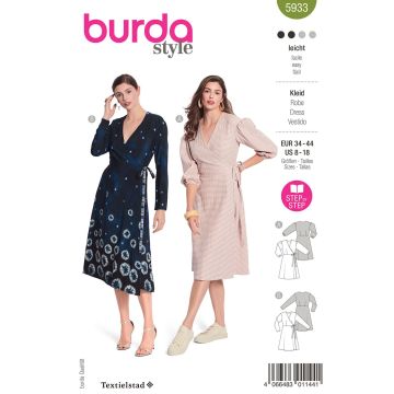 Burda patroon 5933 maat 34 t/m 44