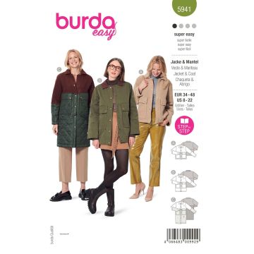 Burda patroon 5941 maat 34 t/m 48