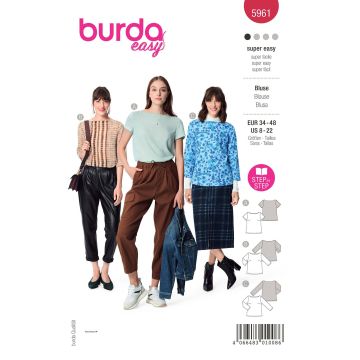 Burda patroon 5961 maat 34 t/m 48