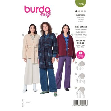 Burda patroon 5976 maat 34 t/m 48