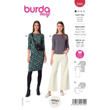 Burda patroon 5985 maat 34 t/m 44