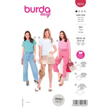Burda patroon 6010 maat 34 t/m 48