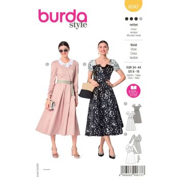 Burda patroon 6042 maat 34 t/m 44