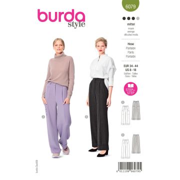 Burda patroon 6079 maat 34 t/m 44