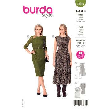 Burda patroon 6083 maat 34 t/m 44