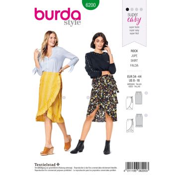 Burda patroon 6200 maat 34 t/m 44