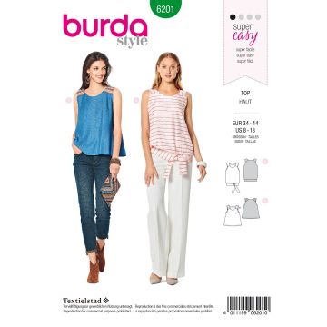 Burda patroon 6201 maat 34 t/m 44