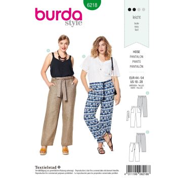 Burda patroon 6218 maat 44 t/m 54