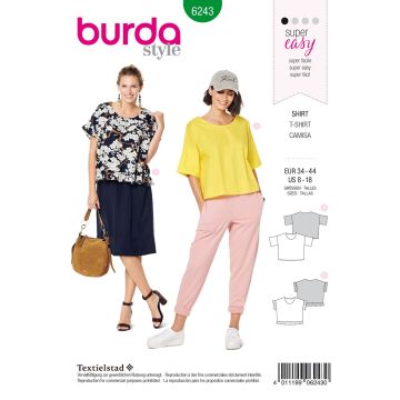 Burda patroon 6243 maat 34 t/m 44
