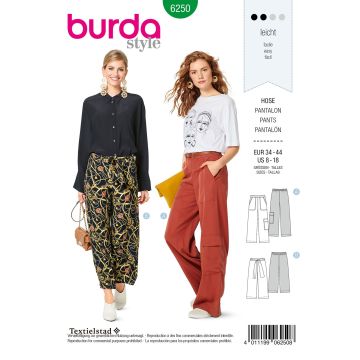 Burda patroon 6250 maat 34 t/m 44