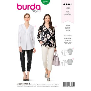 Burda patroon 6278 maat 36 t/m 46