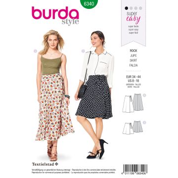 Burda patroon 6340 maat 34 t/m 42