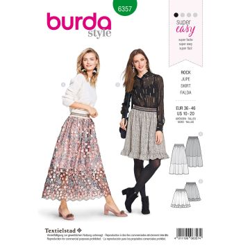 Burda patroon 6357 maat 36 t/m 46