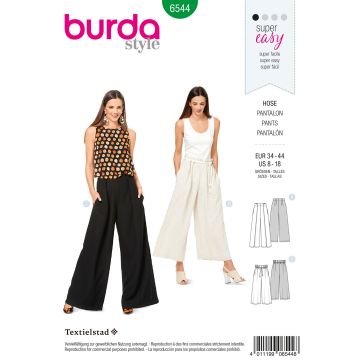 Burda patroon 6544 maat 34 t/m 44