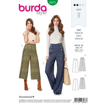 Burda patroon 6573 maat 32 t/m 44