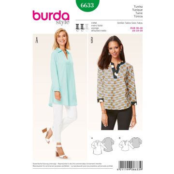 Burda patroon 6633 maat 36 t/m 46