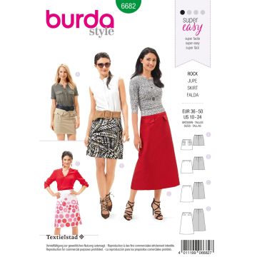 Burda patroon 6682 maat 36 t/m 50