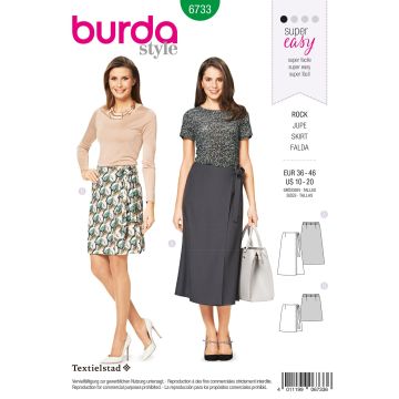 Burda patroon 6733 maat 36 t/m 46