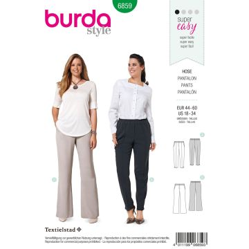 Burda patroon 6859 maat 44 t/m 60