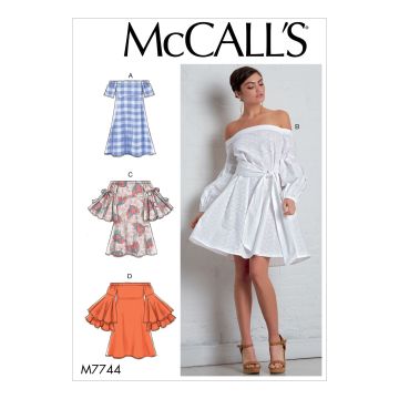 McCall's patroon 7744 maat 40 t/m 48