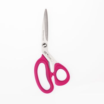 PRYM Love Stofschaar micro serr.21cm fuchsia 610542