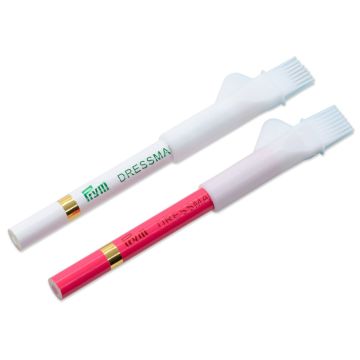 PRYM Krijtpotloden met borsteltje wit/roze 611627