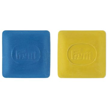 PRYM Kleermakerskrijt plaatjes geel/blauw 611816