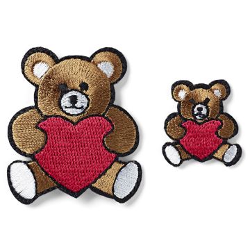 PRYM Applicatie Teddybeer met hart klein, groot 925260