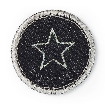 PRYM Jeanslabel zwart rond strer Forever 925631