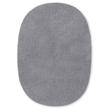 PRYM Patches leder te naaien grijs 10 x 14cm 2st 929359