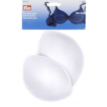 PRYM Push-up BH-inlegcups één maat wit 992325