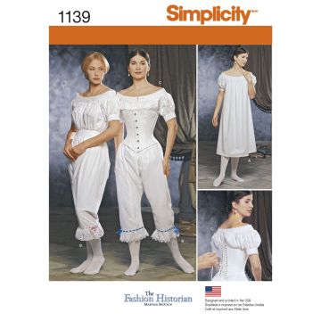 Simplicity patroon 1139 maat 32 t/m 38