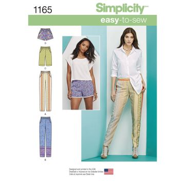 Simplicity patroon 1165 maat 32 t/m 40