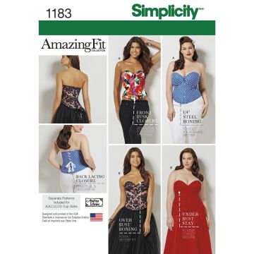 Simplicity patroon 1183 maat 36 t/m 44