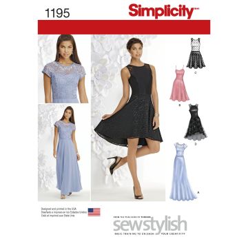 Simplicity patroon 1195 maat 38 t/m 46