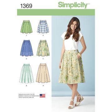 Simplicity patroon 1369 maat 40 t/m 48