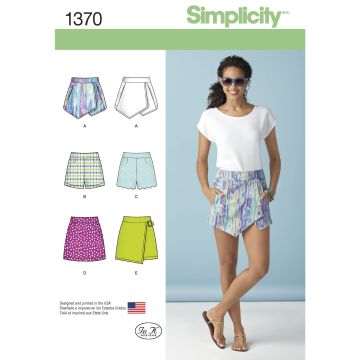 Simplicity patroon 1370 maat 38 t/m 46