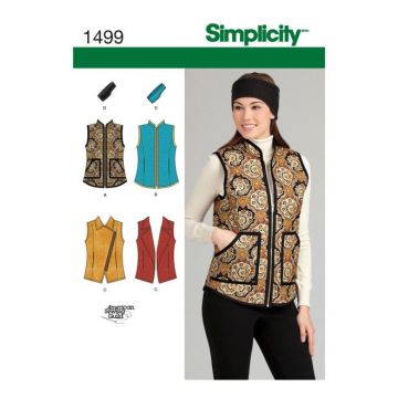 Simplicity patroon 1499 maat 32 t/m 40