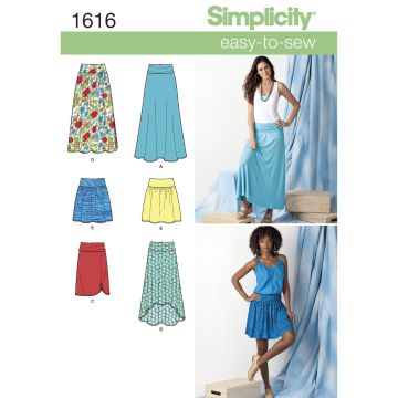 Simplicity patroon 1616 maat 34 t/m 42