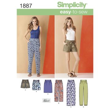 Simplicity patroon 1887 maat 34 t/m 42